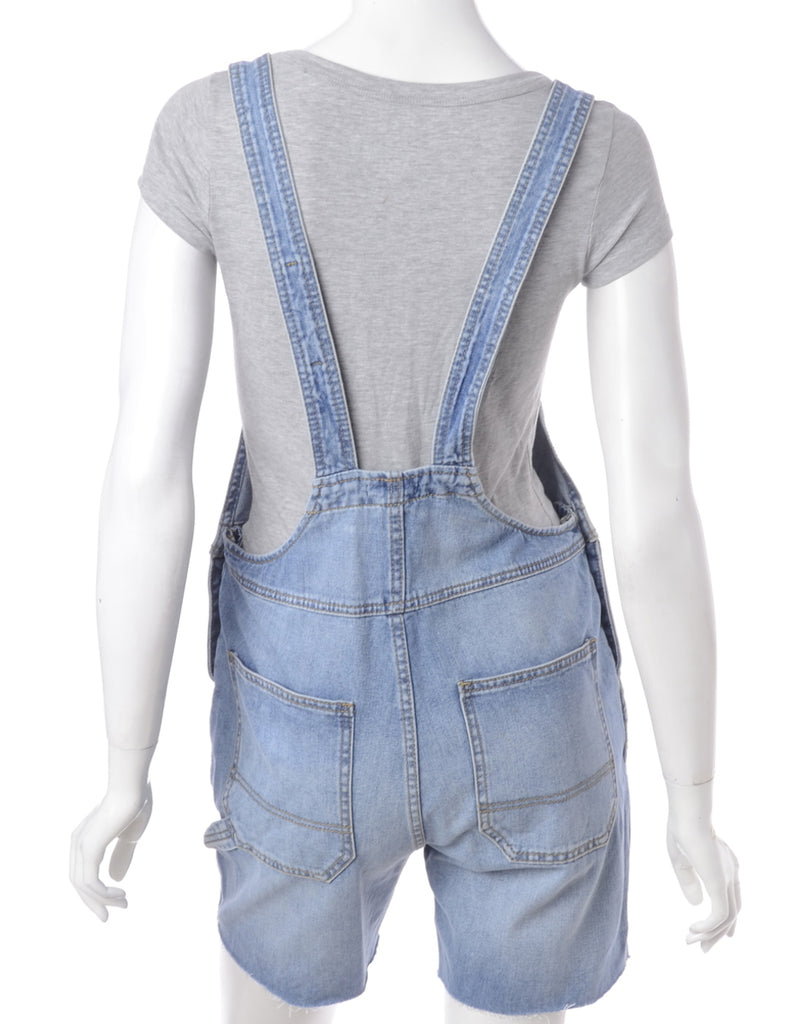 Beyond Retro Label Label Jackie Cropped Denim Dungarees