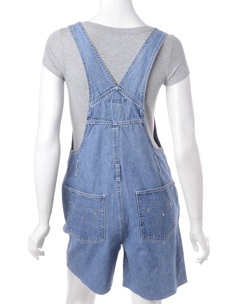 Beyond Retro Label Label Jackie Cropped Denim Dungarees