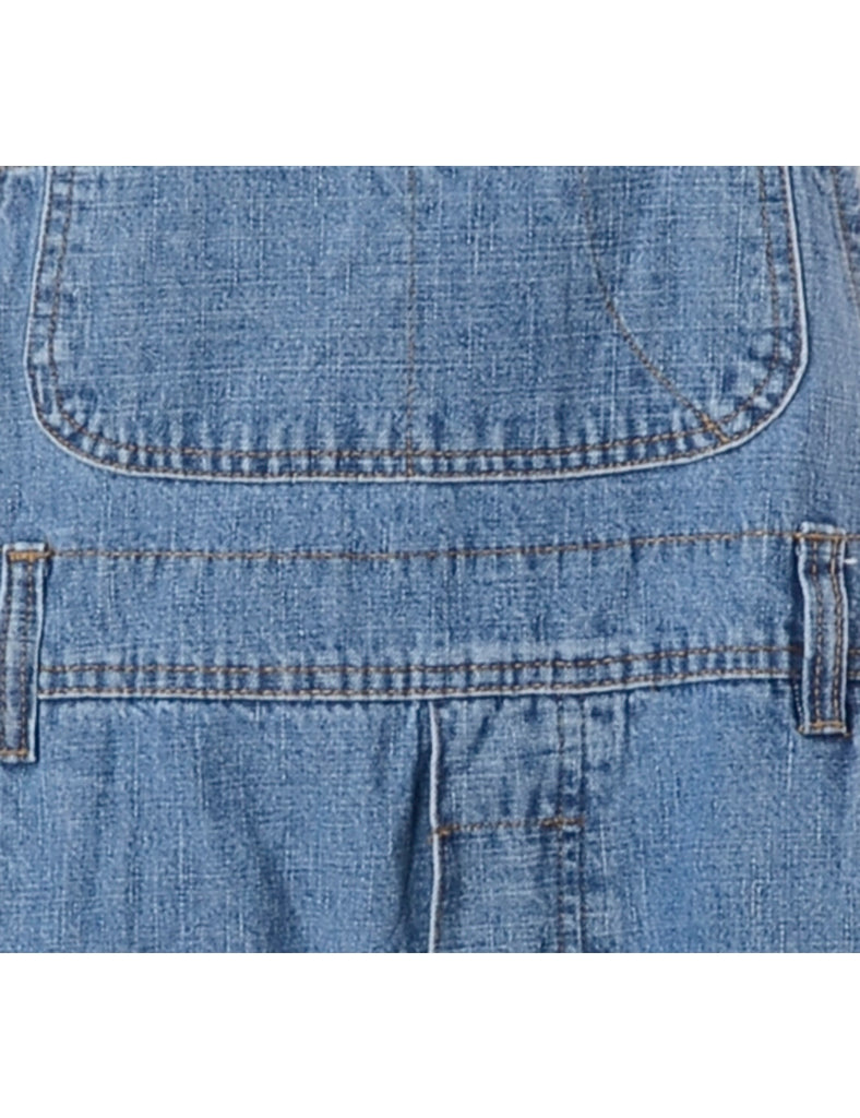 Beyond Retro Label Label Jackie Cropped Denim Dungarees