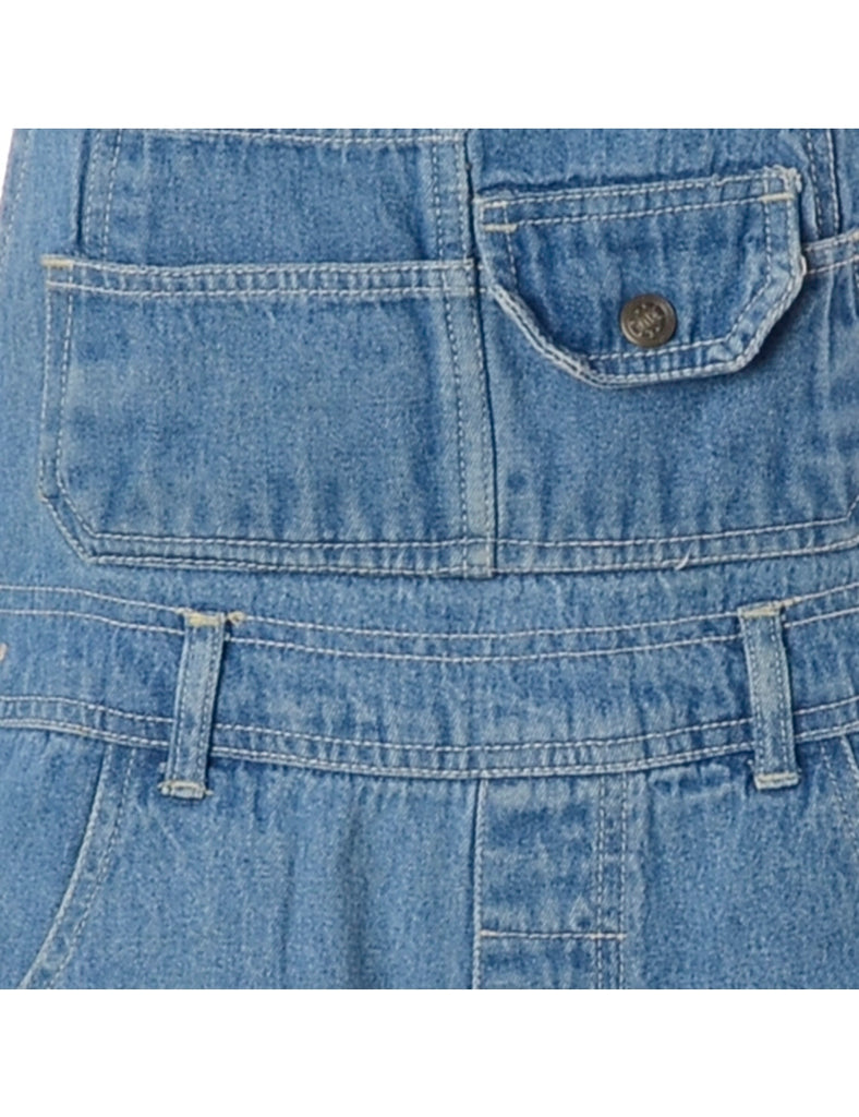 Beyond Retro Label Label Jackie Cropped Denim Dungarees