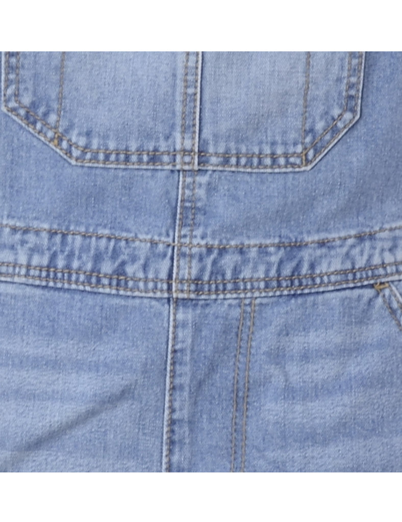 Beyond Retro Label Label Jackie Cropped Denim Dungarees