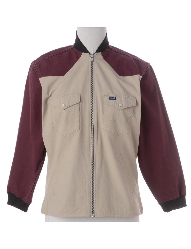 Beyond Retro Label Label Jamie Branded Straight Hem Bomber Jacket