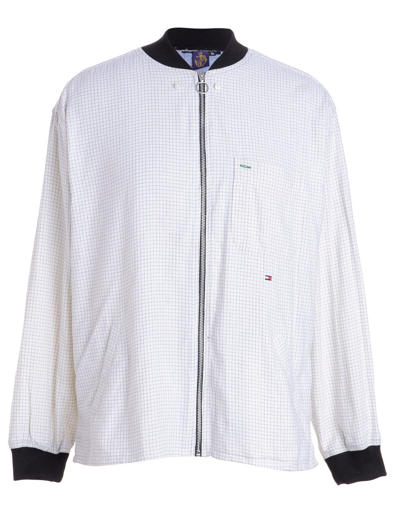 Beyond Retro Label Label Jamie Branded Straight Hem Bomber Jacket