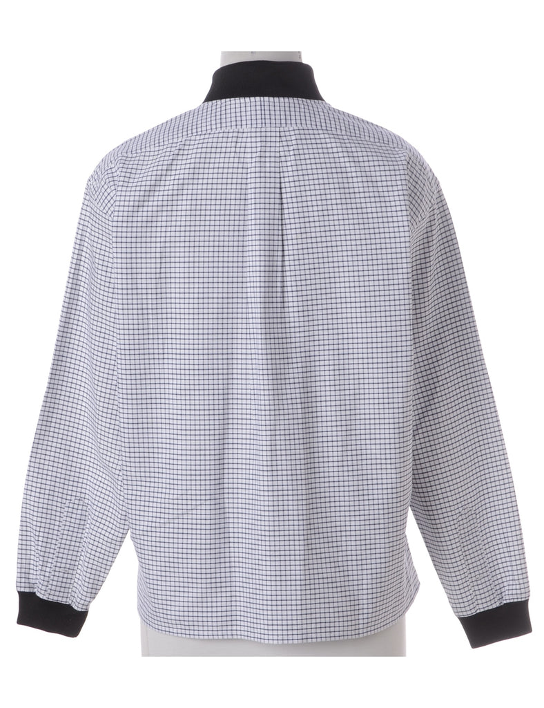 Beyond Retro Label Label Jamie Branded Straight Hem Bomber Jacket