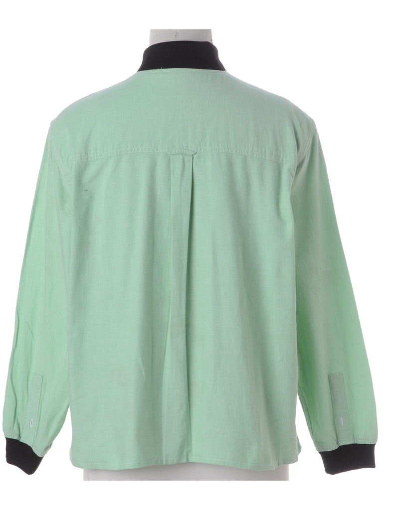Beyond Retro Label Label Jamie Branded Straight Hem Bomber Jacket