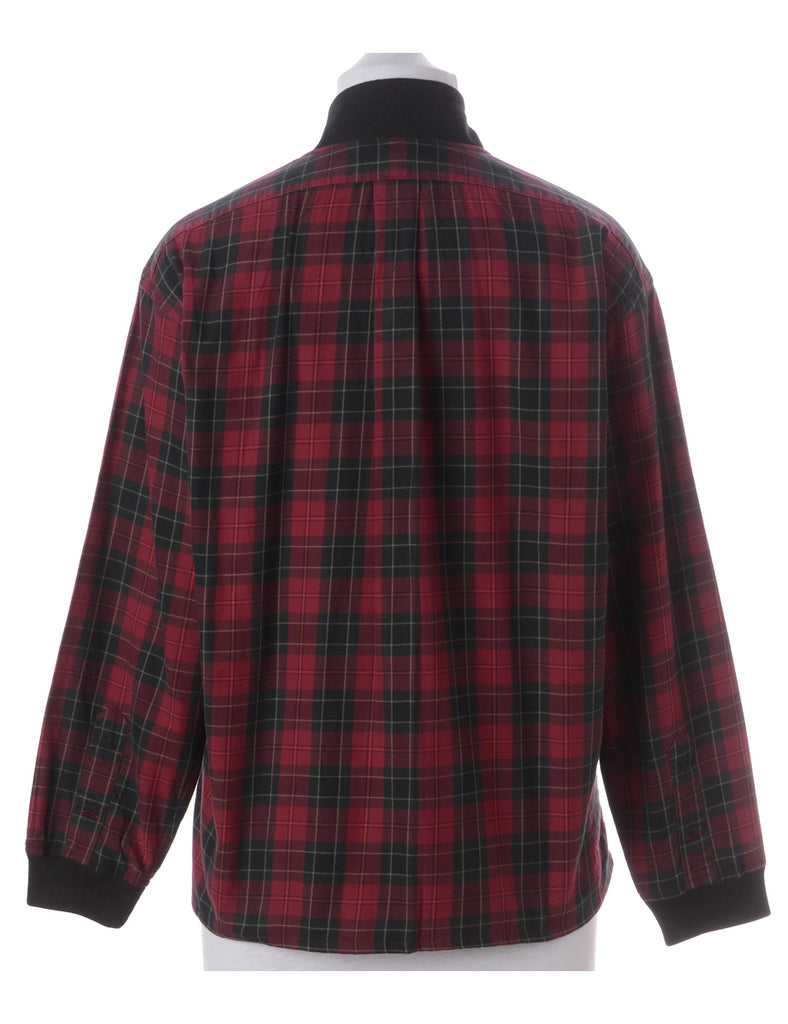 Beyond Retro Label Label Jamie Branded Straight Hem Bomber Jacket