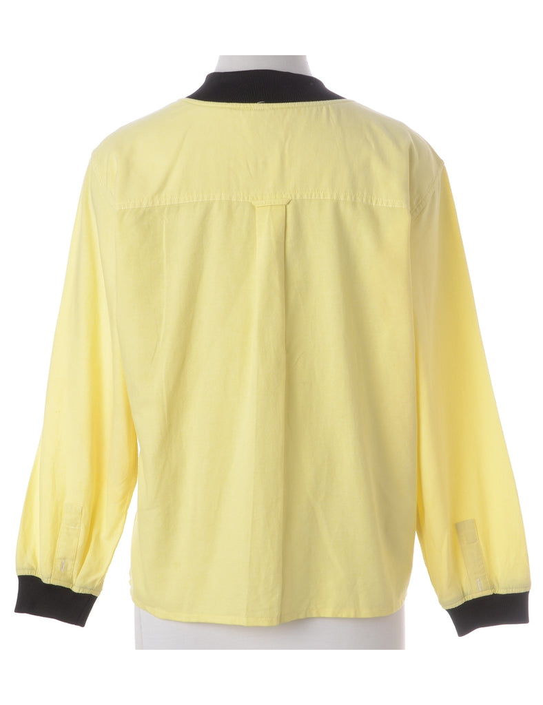 Beyond Retro Label Label Jamie Branded Straight Hem Bomber Jacket
