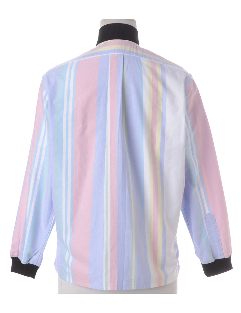 Beyond Retro Label Label Jamie Branded Straight Hem Bomber Jacket