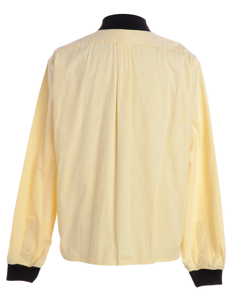 Beyond Retro Label Label Jamie Branded Straight Hem Bomber Jacket