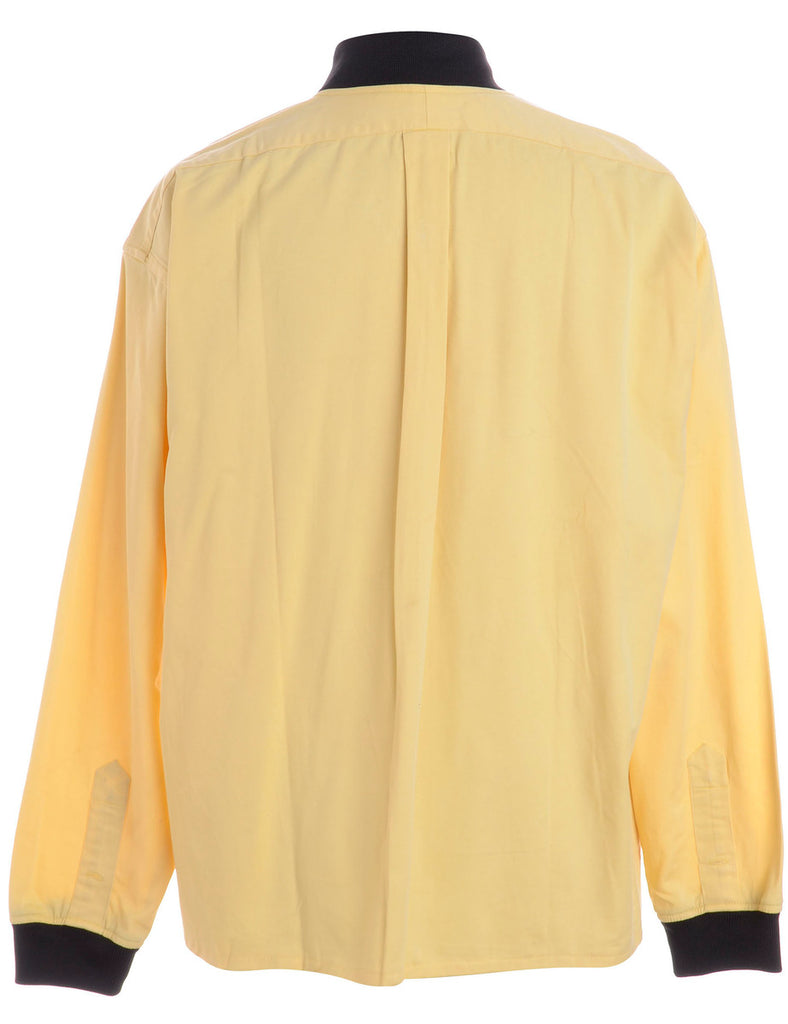 Beyond Retro Label Label Jamie Branded Straight Hem Bomber Jacket