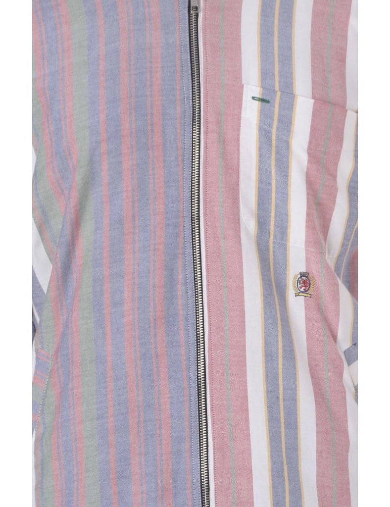Beyond Retro Label Label Jamie Branded Straight Hem Bomber Jacket