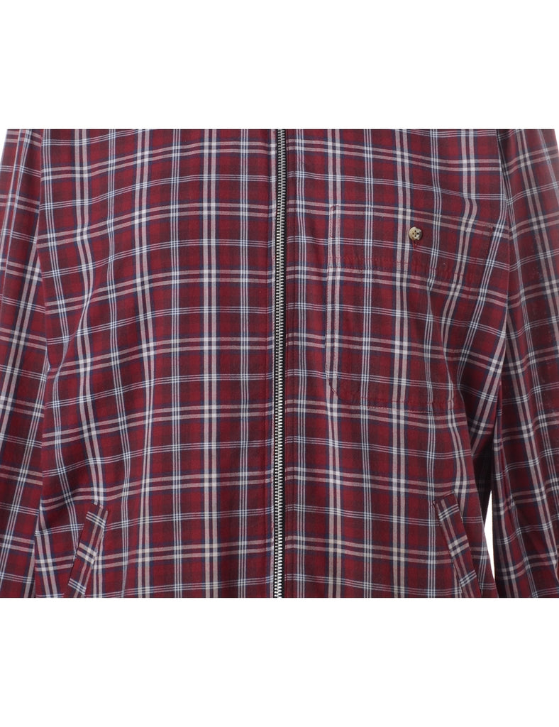 Beyond Retro Label Label Jamie Branded Straight Hem Bomber Jacket