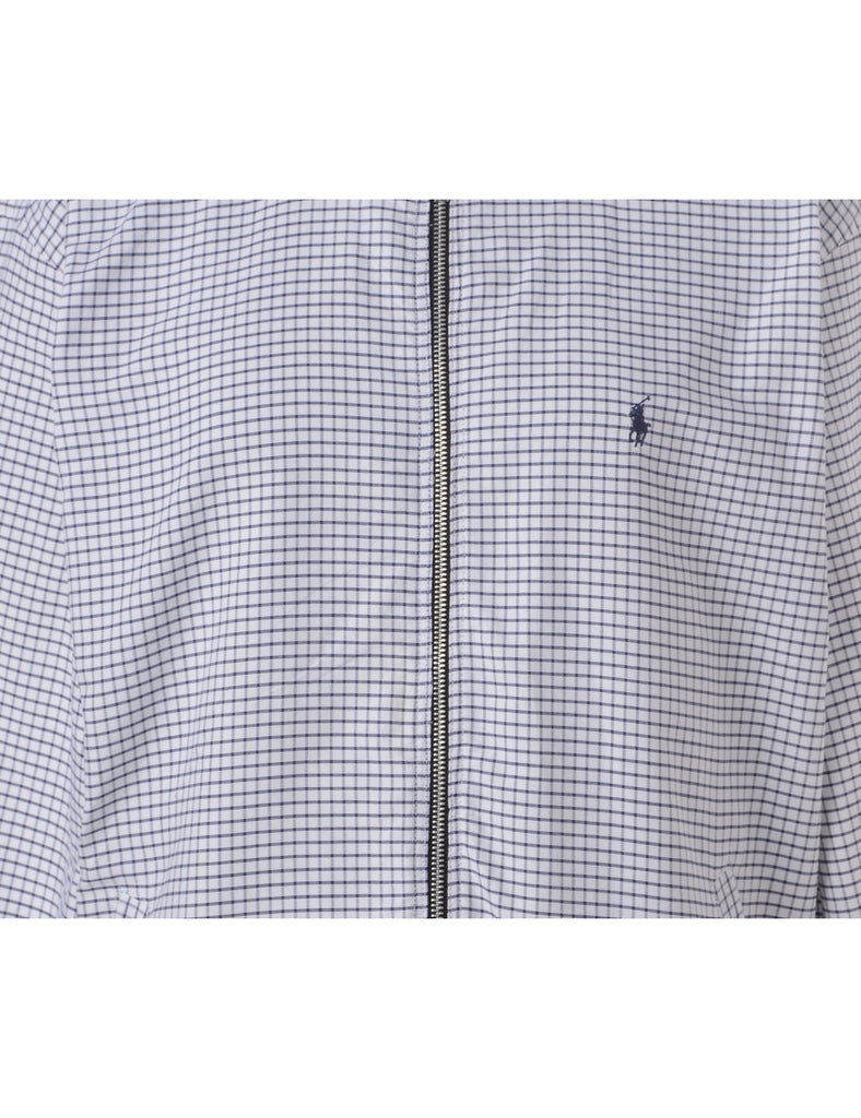 Beyond Retro Label Label Jamie Branded Straight Hem Bomber Jacket