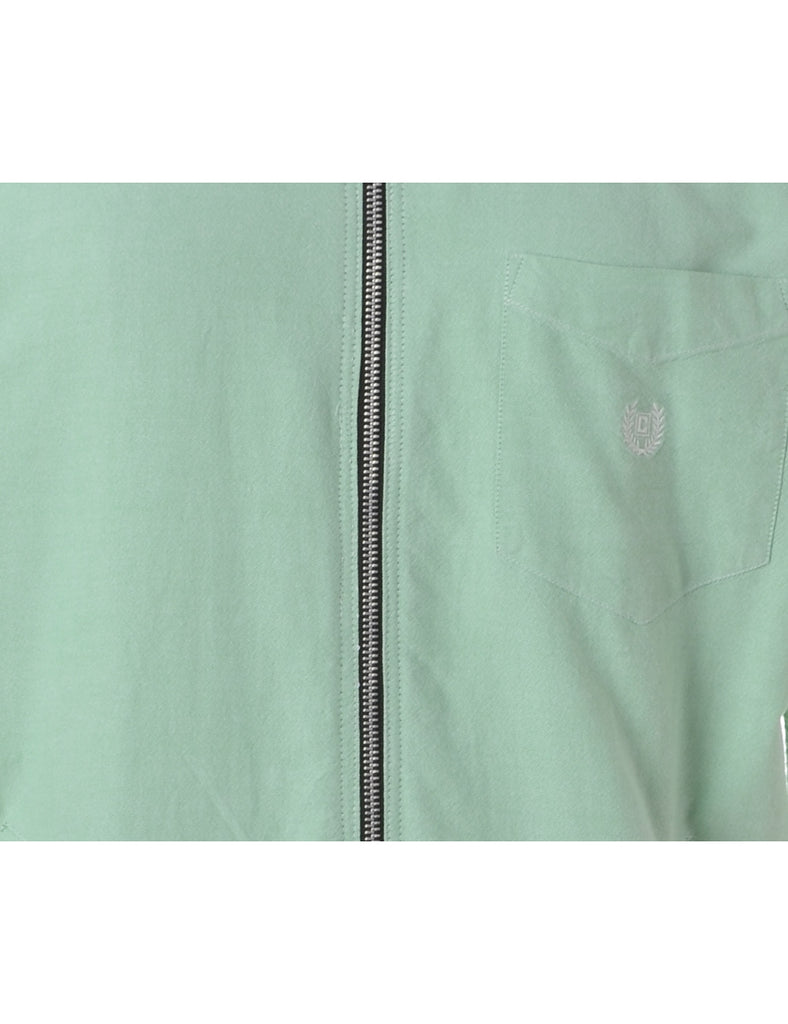 Beyond Retro Label Label Jamie Branded Straight Hem Bomber Jacket