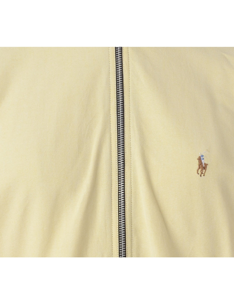 Beyond Retro Label Label Jamie Branded Straight Hem Bomber Jacket