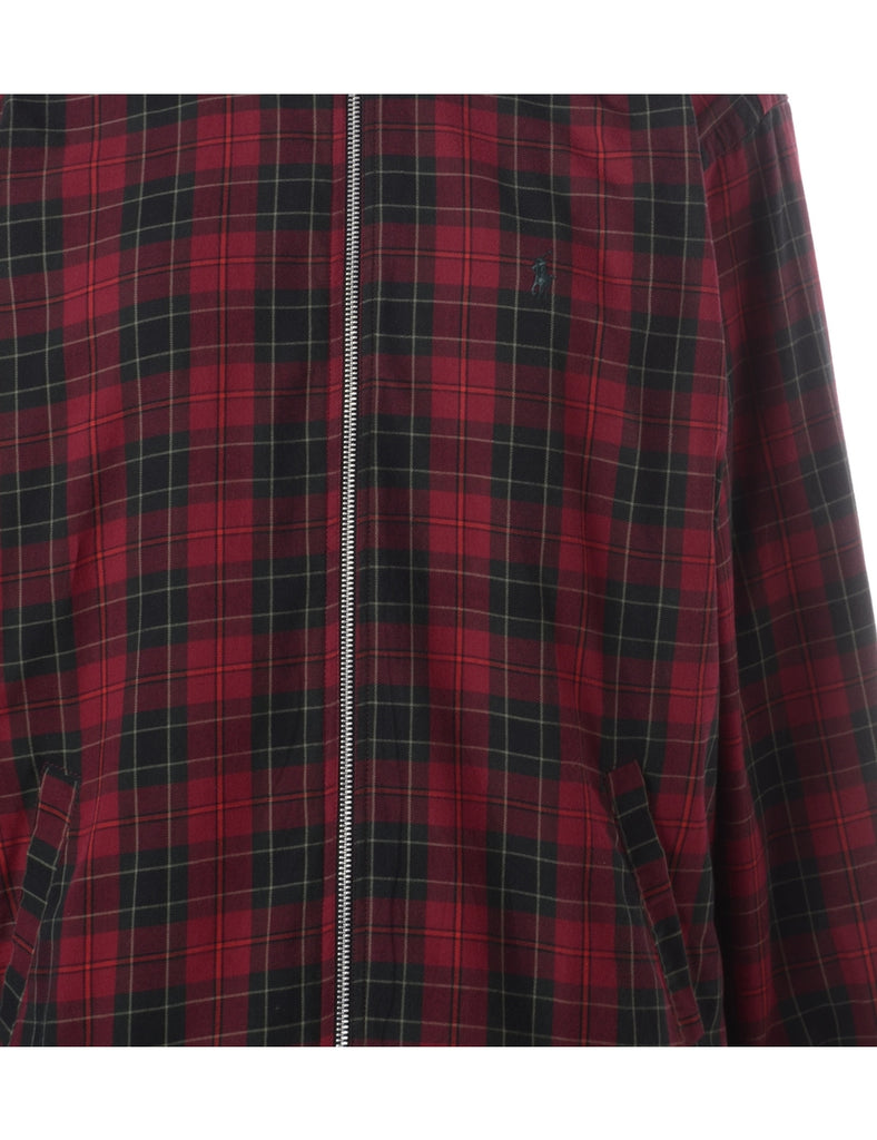 Beyond Retro Label Label Jamie Branded Straight Hem Bomber Jacket
