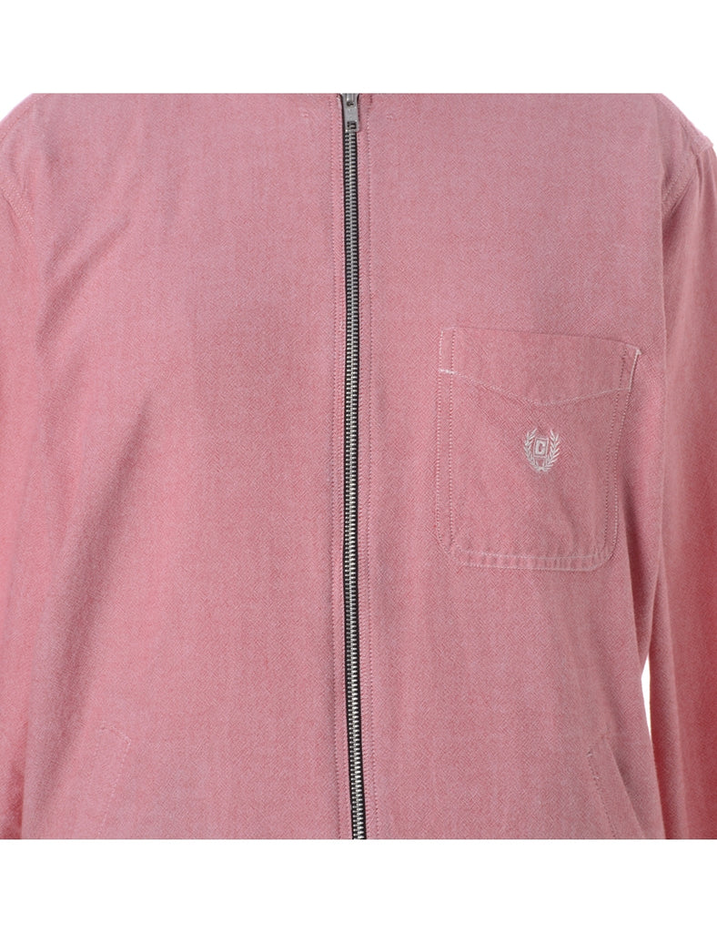 Beyond Retro Label Label Jamie Branded Straight Hem Bomber Jacket
