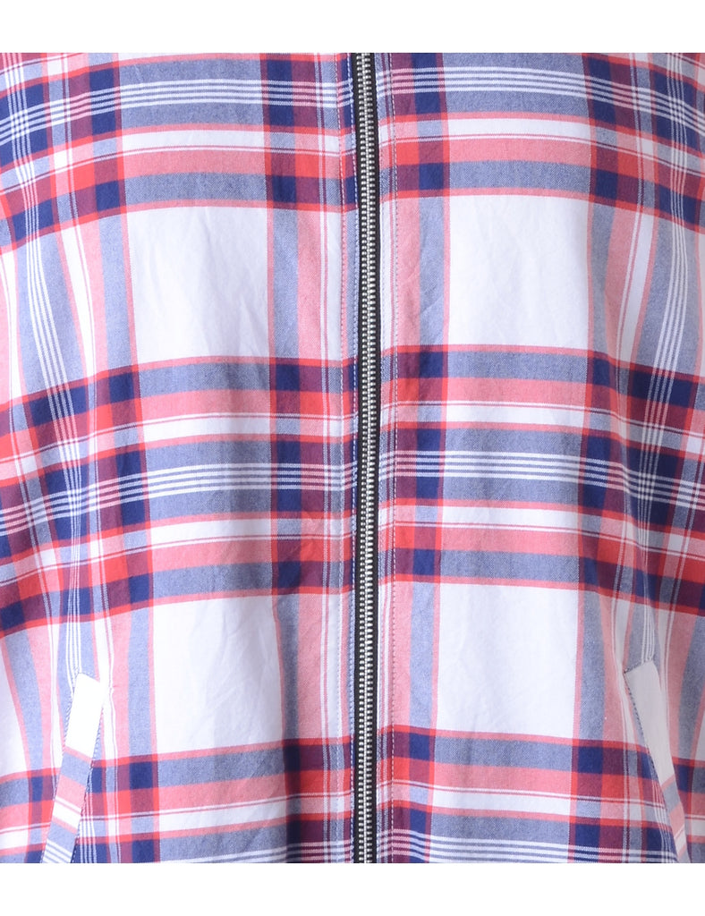 Beyond Retro Label Label Jamie Branded Straight Hem Bomber Jacket