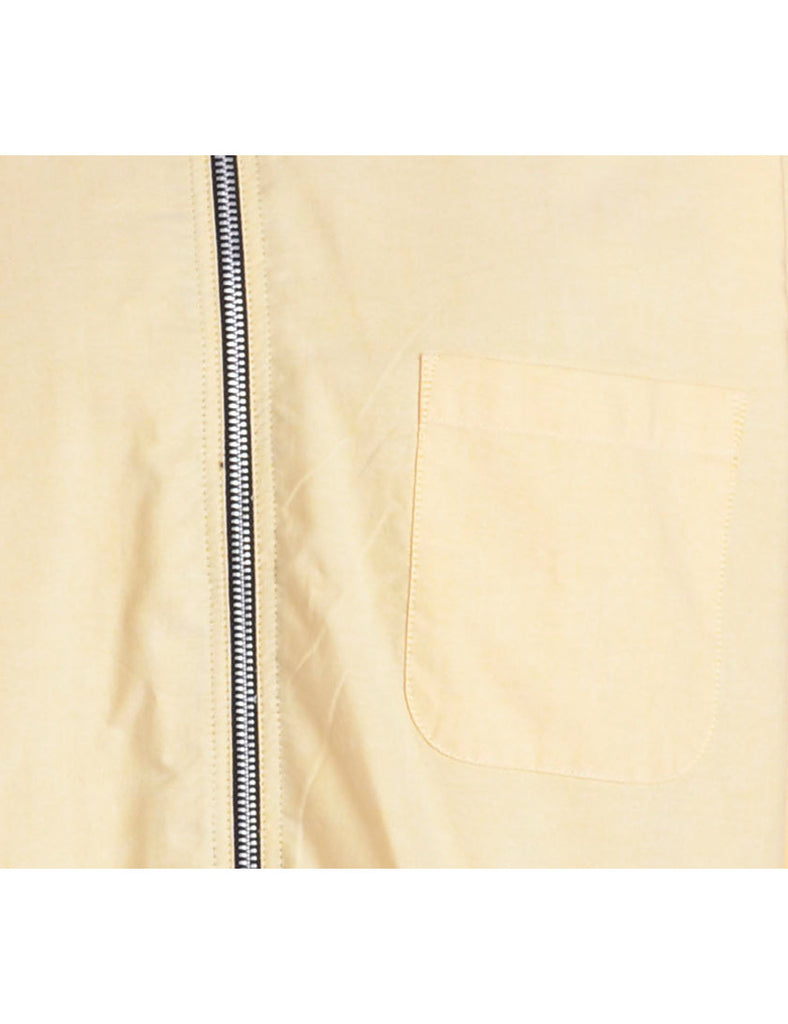 Beyond Retro Label Label Jamie Branded Straight Hem Bomber Jacket