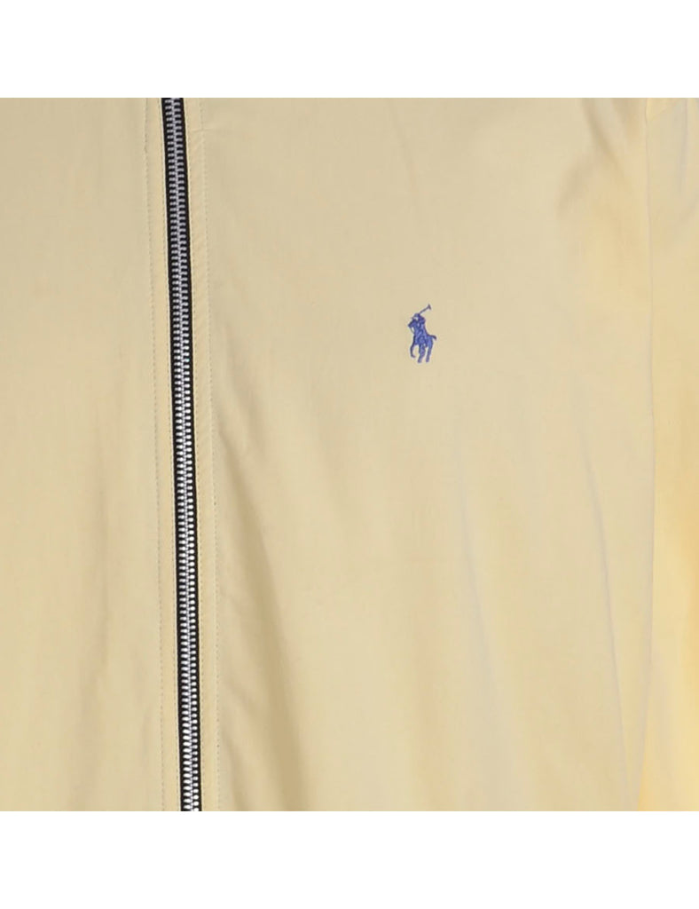 Beyond Retro Label Label Jamie Branded Straight Hem Bomber Jacket