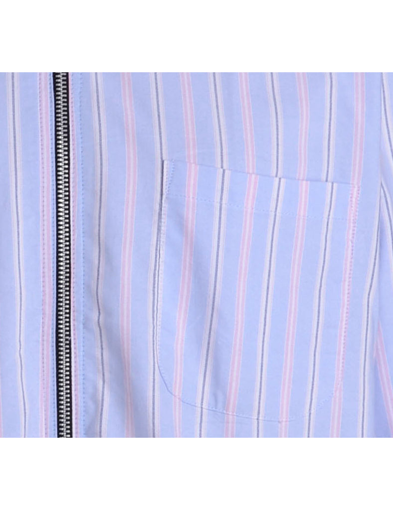 Beyond Retro Label Label Jamie Branded Straight Hem Bomber Jacket