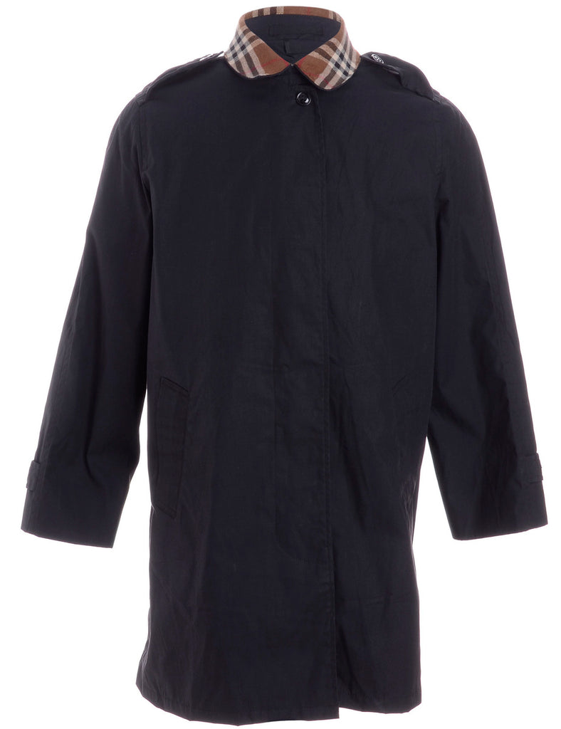 Beyond Retro Label Label Jimmy Check Collar Trench Coat