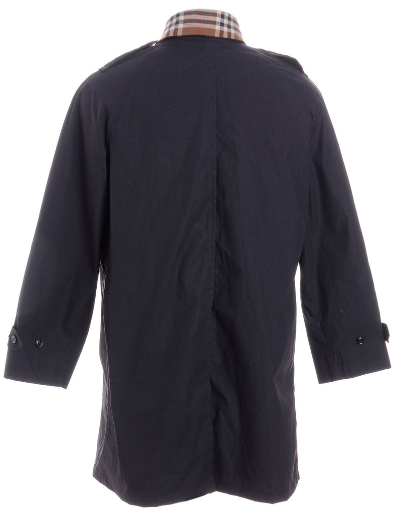 Beyond Retro Label Label Jimmy Check Collar Trench Coat