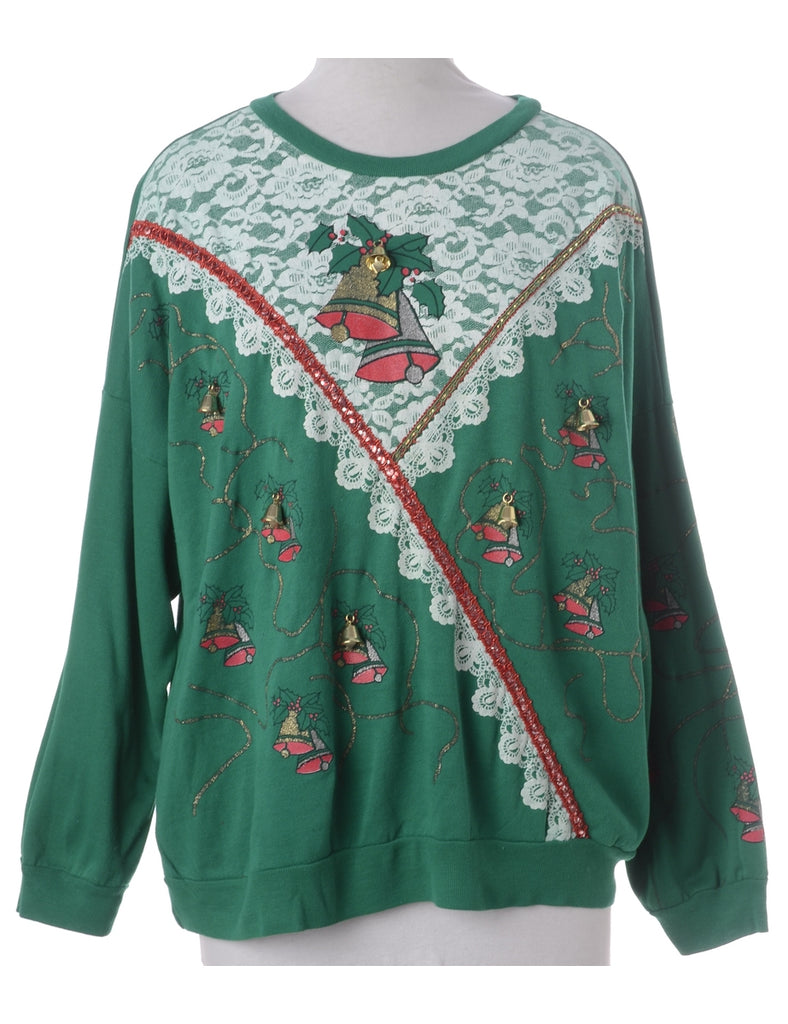Beyond Retro Label Label Jingle Bells Sweatshirt