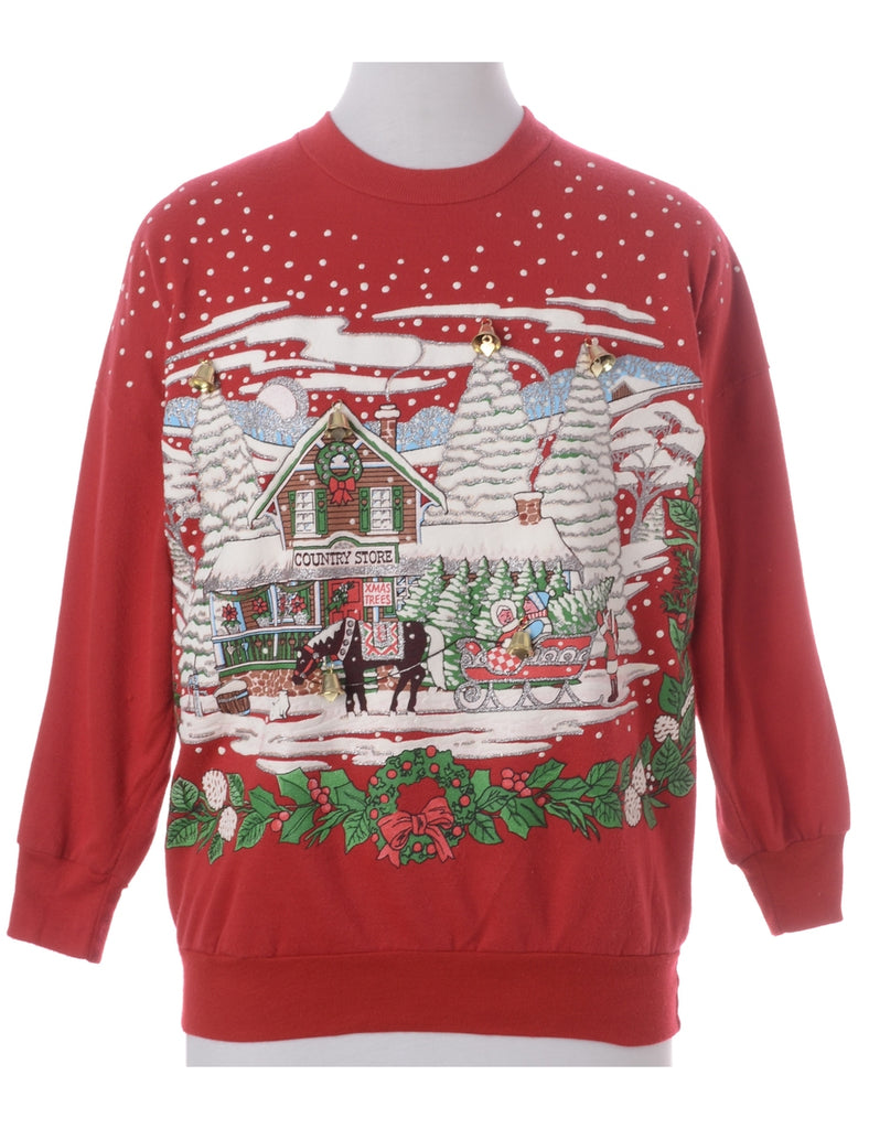 Beyond Retro Label Label Jingle Bells Sweatshirt
