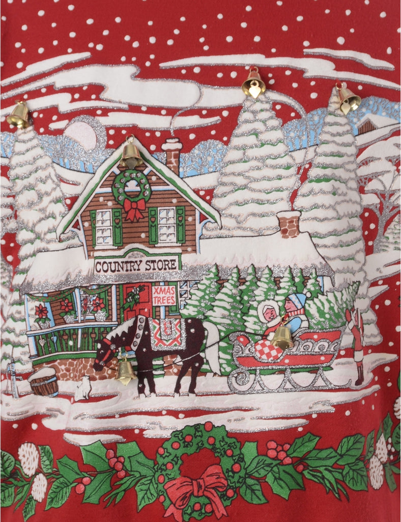 Beyond Retro Label Label Jingle Bells Sweatshirt