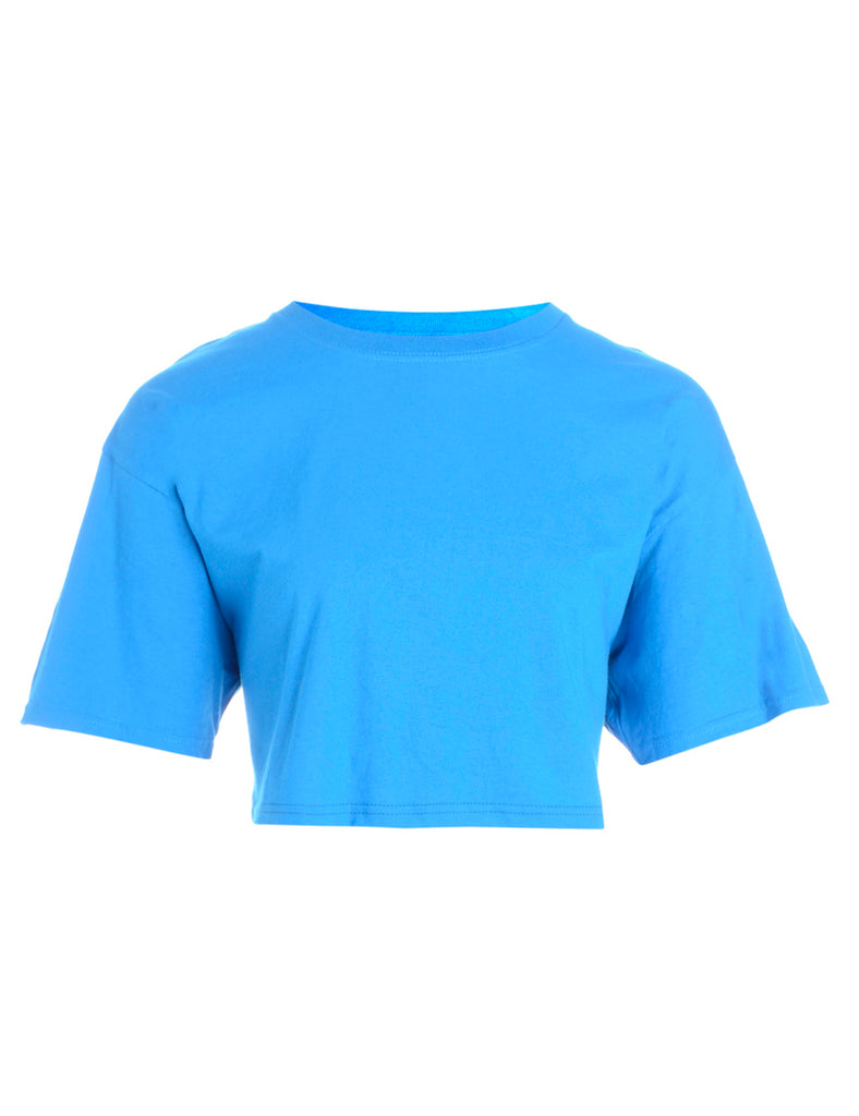 Beyond Retro Label Label Jorja Side Stripe Cropped T-shirt