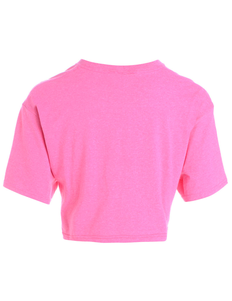 Beyond Retro Label Label Jorja Side Stripe Cropped T-shirt