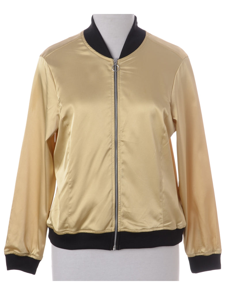 Beyond Retro Label Label Josie Blouse Bomber With Rib