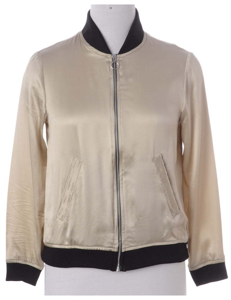 Beyond Retro Label Label Josie Blouse Bomber With Rib