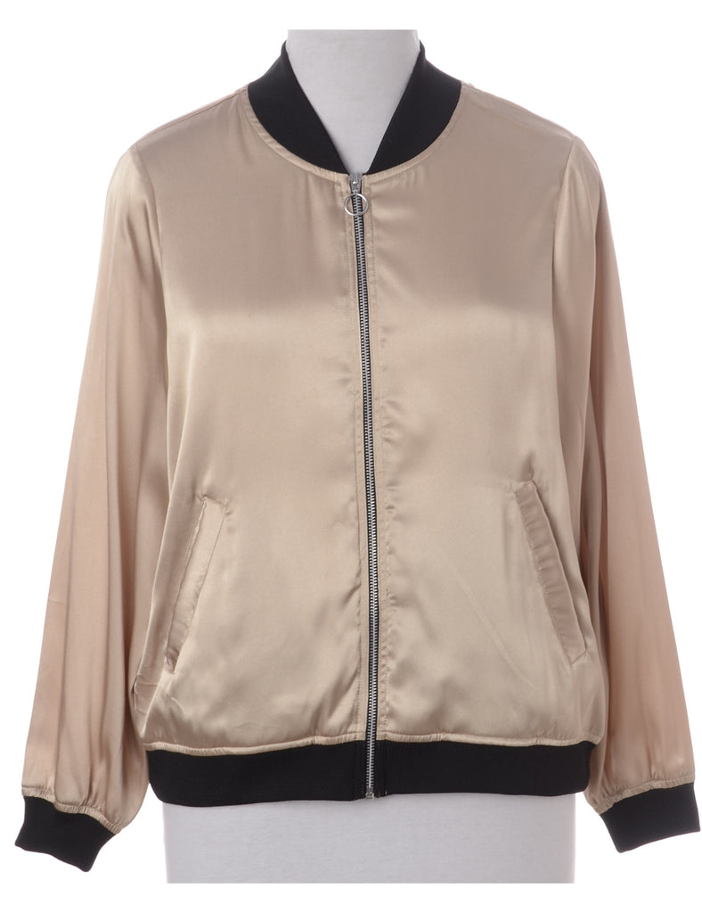 Beyond Retro Label Label Josie Blouse Bomber With Rib