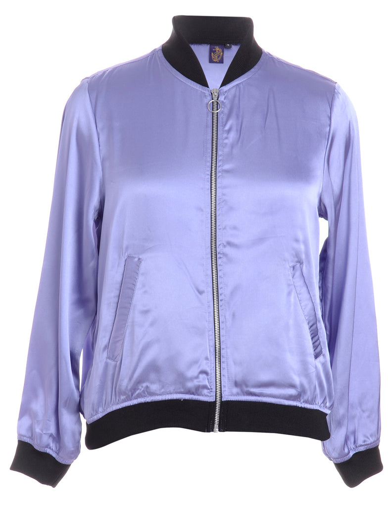 Beyond Retro Label Label Josie Blouse Bomber With Rib