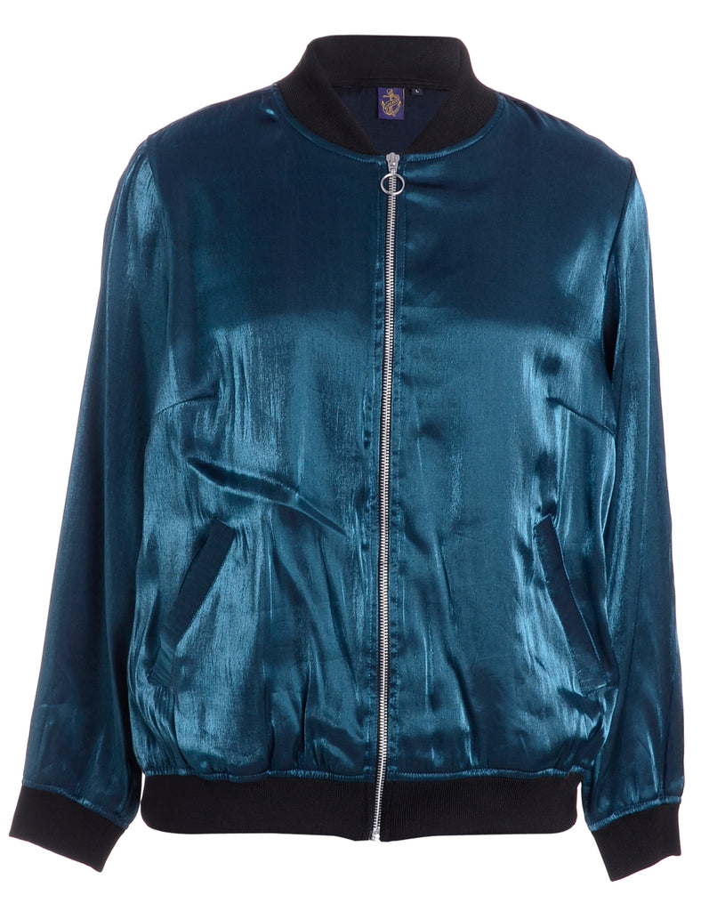 Beyond Retro Label Label Josie Blouse Bomber With Rib