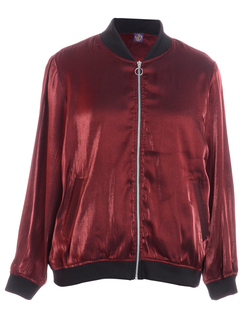 Beyond Retro Label Label Josie Blouse Bomber With Rib