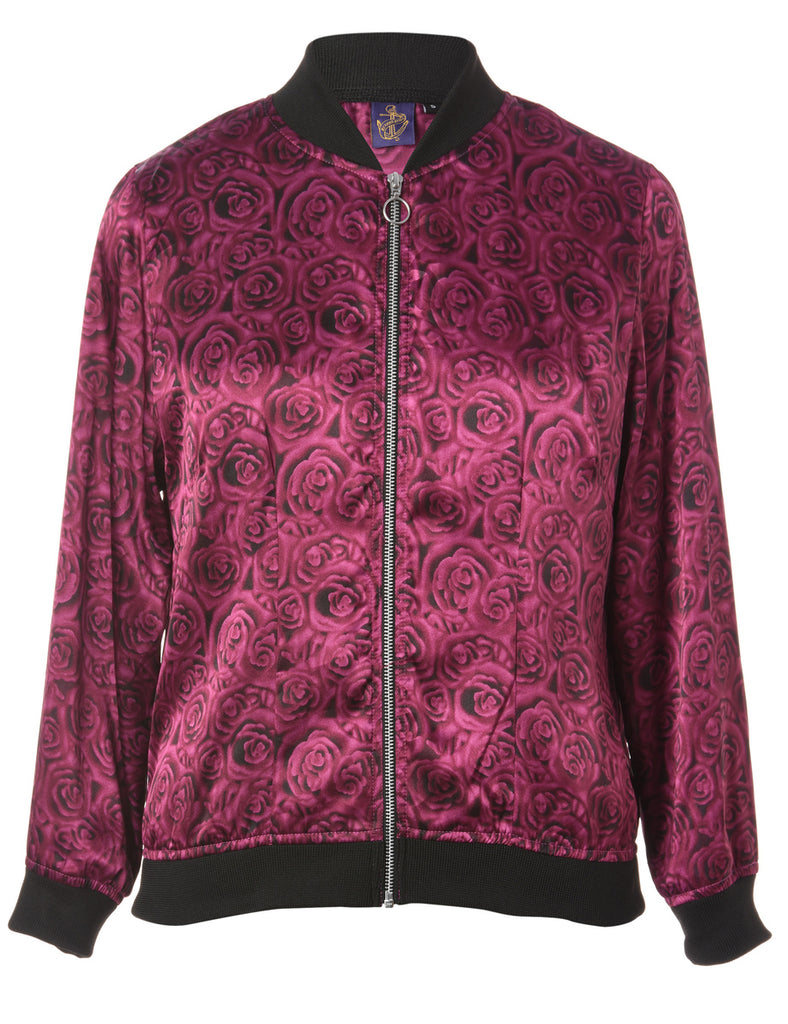 Beyond Retro Label Label Josie Blouse Bomber With Rib