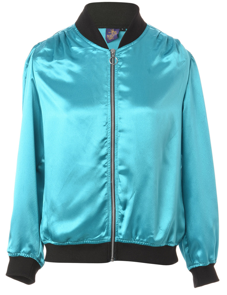 Beyond Retro Label Label Josie Blouse Bomber With Rib