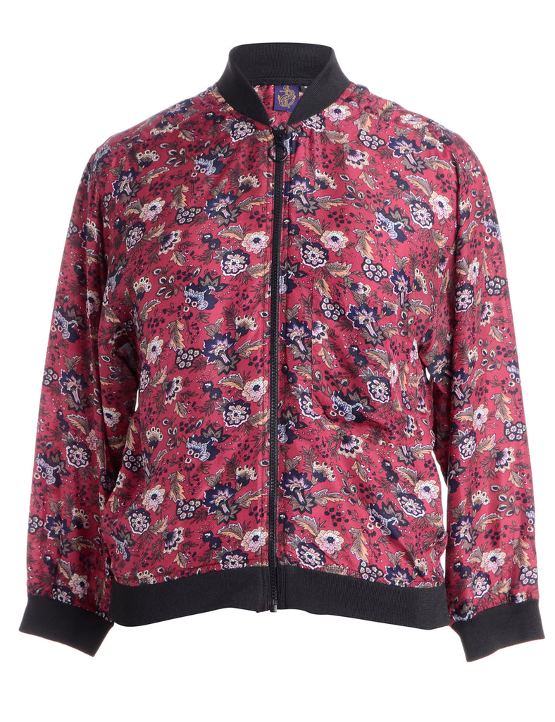 Beyond Retro Label Label Josie Blouse Bomber With Rib