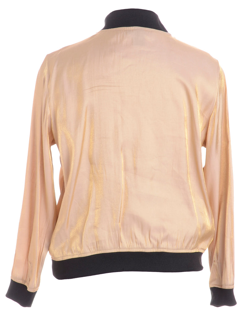 Beyond Retro Label Label Josie Blouse Bomber With Rib