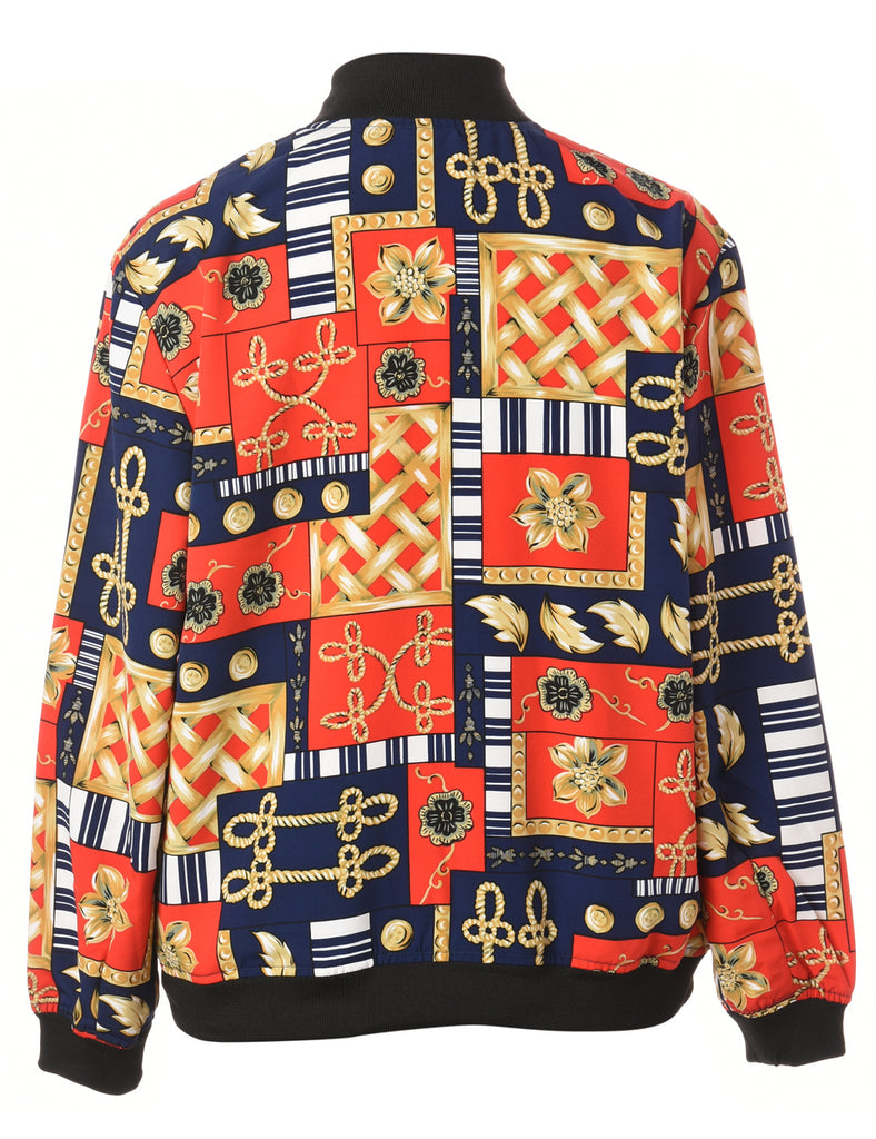 Beyond Retro Label Label Josie Blouse Bomber With Rib