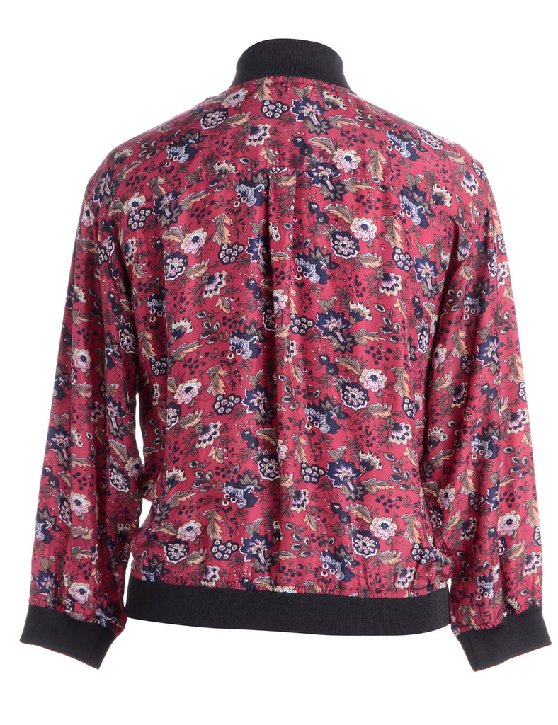 Beyond Retro Label Label Josie Blouse Bomber With Rib