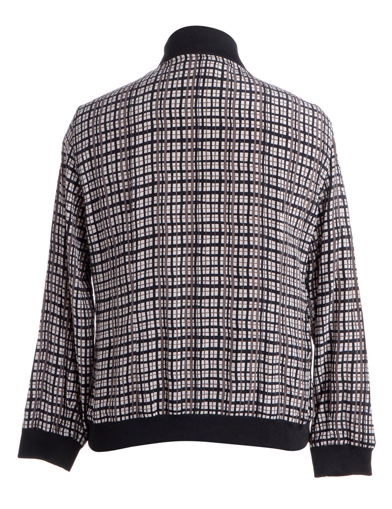 Beyond Retro Label Label Josie Blouse Bomber With Rib