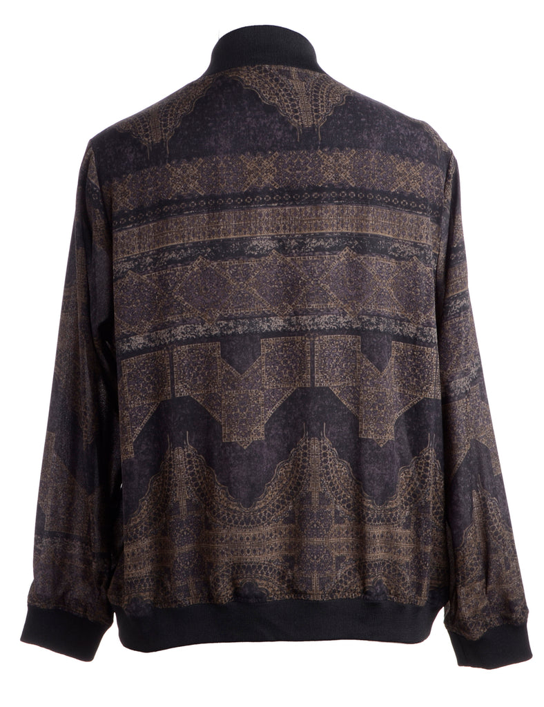 Beyond Retro Label Label Josie Blouse Bomber With Rib