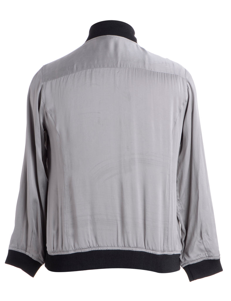 Beyond Retro Label Label Josie Blouse Bomber With Rib