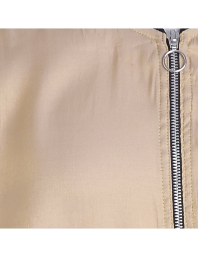 Beyond Retro Label Label Josie Blouse Bomber With Rib