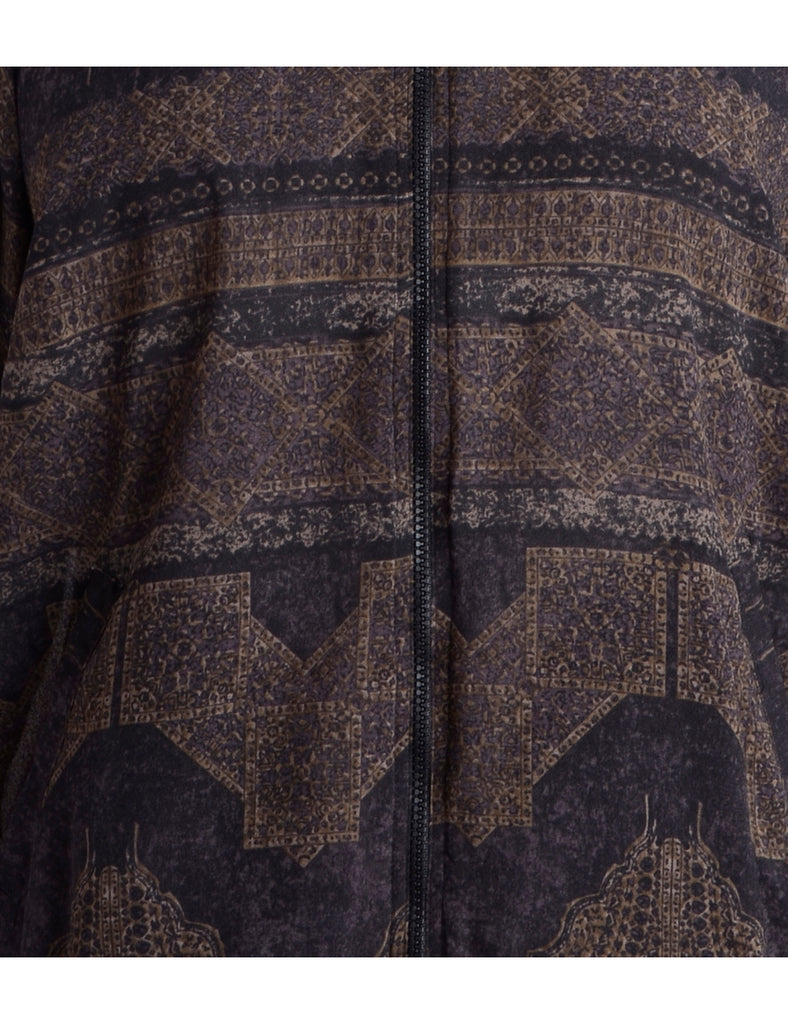 Beyond Retro Label Label Josie Blouse Bomber With Rib