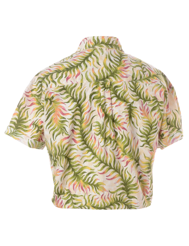 Label Juliet Cropped Hawaiian Shirt